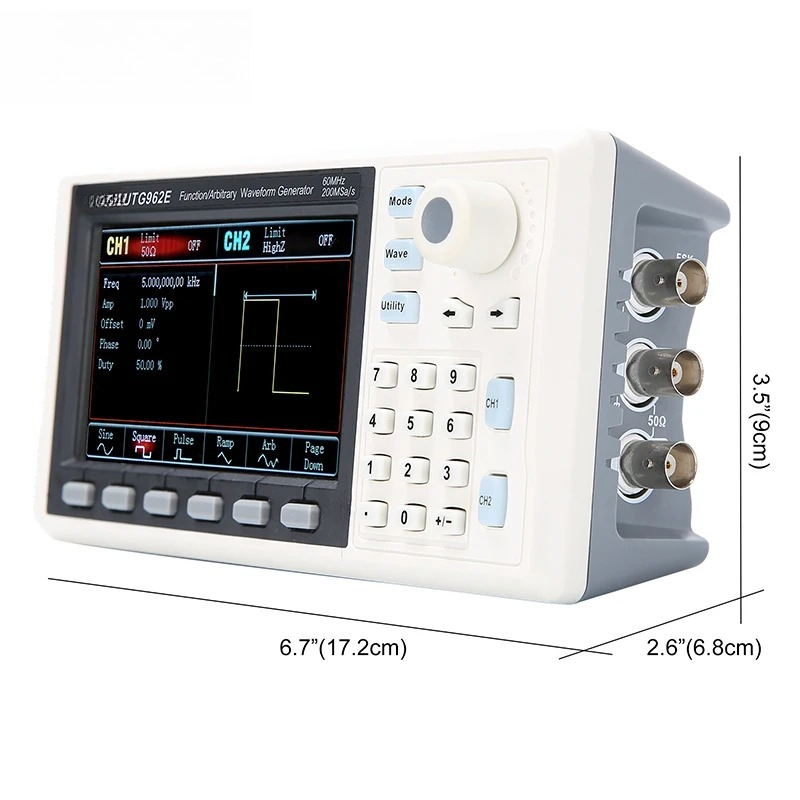 Function Signal Generator UTG9 - Dual Channel Arbitrary Waveform Function Generator 60Mhz ulasan dan harga